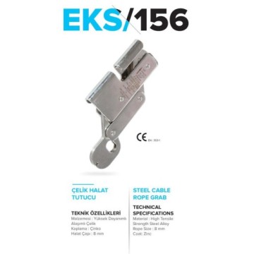 Halat Tutucu Çelik 8 mm EKS156 Eks