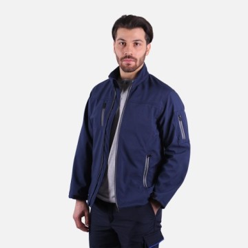 Softshell Mont Reflektör Fermuarlı