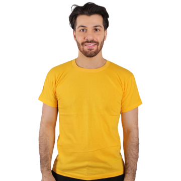 T-Shirt Penye Sıfır Yaka Kısa Kol - SG