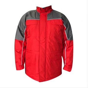 Parka Kırmızı-Gri - Xxl-5