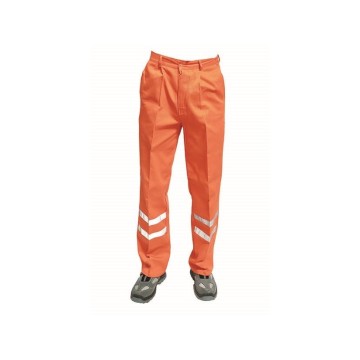 Pantolon 16x12 Pamuk Reflektörlü - Siyah