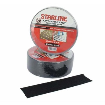 Starline Kaydırmaz Bant Siyah 25 mm 15 mt