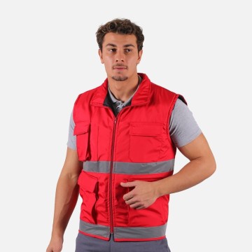 Yelek Bonding Kapitoneli Reflektörlü