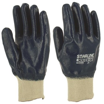 Eldiven E-380 Örgü Bilek Petrolcü Starline - Lacivert - No 9