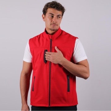 Yelek Softshell Üç Cepli