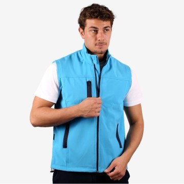 Yelek Softshell Üç Cepli