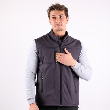 Yelek Softshell Üç Cepli