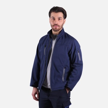 Softshell Mont Reflektör Fermuarlı