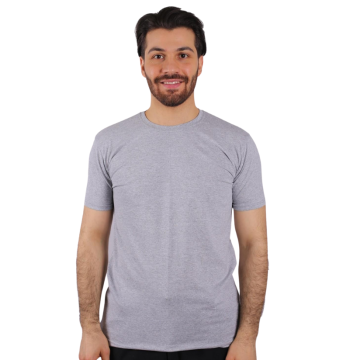 T-Shirt Penye Sıfır Yaka Kısa Kol - SG