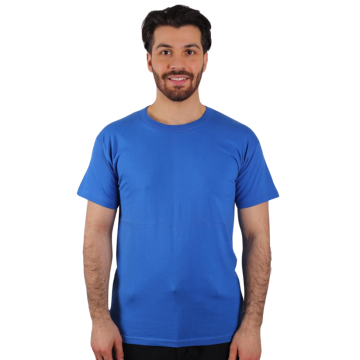 T-Shirt Penye Sıfır Yaka Kısa Kol - SG