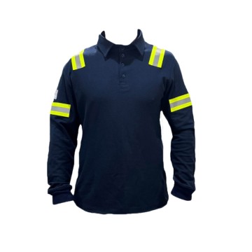 Sweatshirt Güç Tutuşur & Antistatik Polo Yaka FR140-P  60/38/2