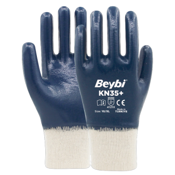 Eldiven Beybi KN35+ Tam Nitril - Lacivert - 9