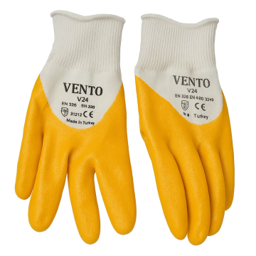 Eldiven Vento V24 Nitril Örgü Kaplama - Sarı - 9