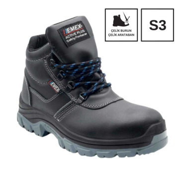 Emex M1090 S3 Vidala Deri İş Botu - 48